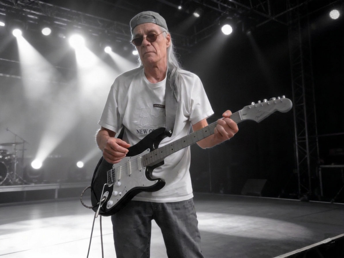 Live shot of Rob at dress rehearsal