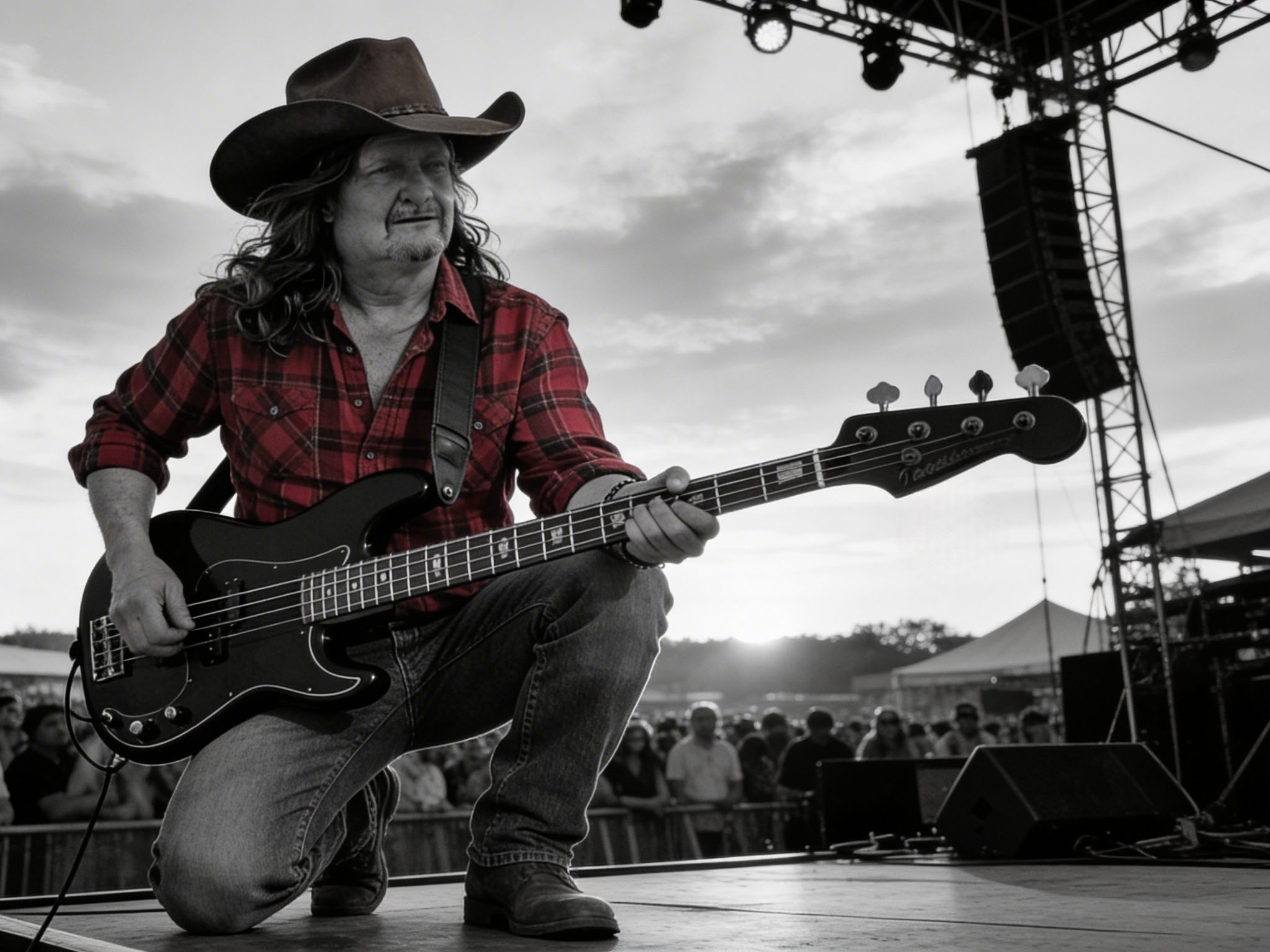 Tom Cvancara on stage